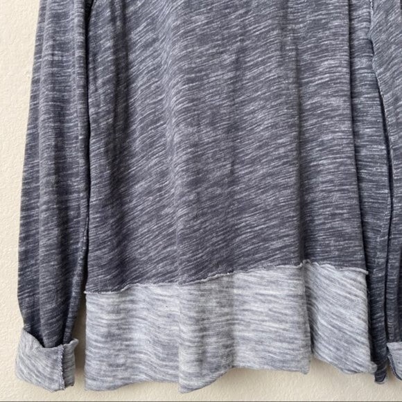 Free People FP Beach Cocoon Cowl Pullover Charcoal one body size S - Picture 5 of 6